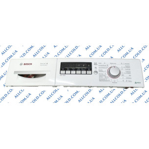 Electronic control module for washing machine Bosch Serie 4 with front panel and wiring