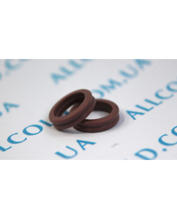 double oil seals with ledge Peugeot/Citroen 6460P0 outer 12 mm, inner 8 mm, width 3 mm (DRA 714UN+88 026 Italy)