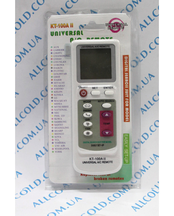 universal air conditioner remote control KT-100A/109E