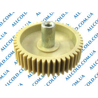 Шестерня для мясорубки Moulinex с мет. шток/ шестигранник смещенный D82mm (G044)