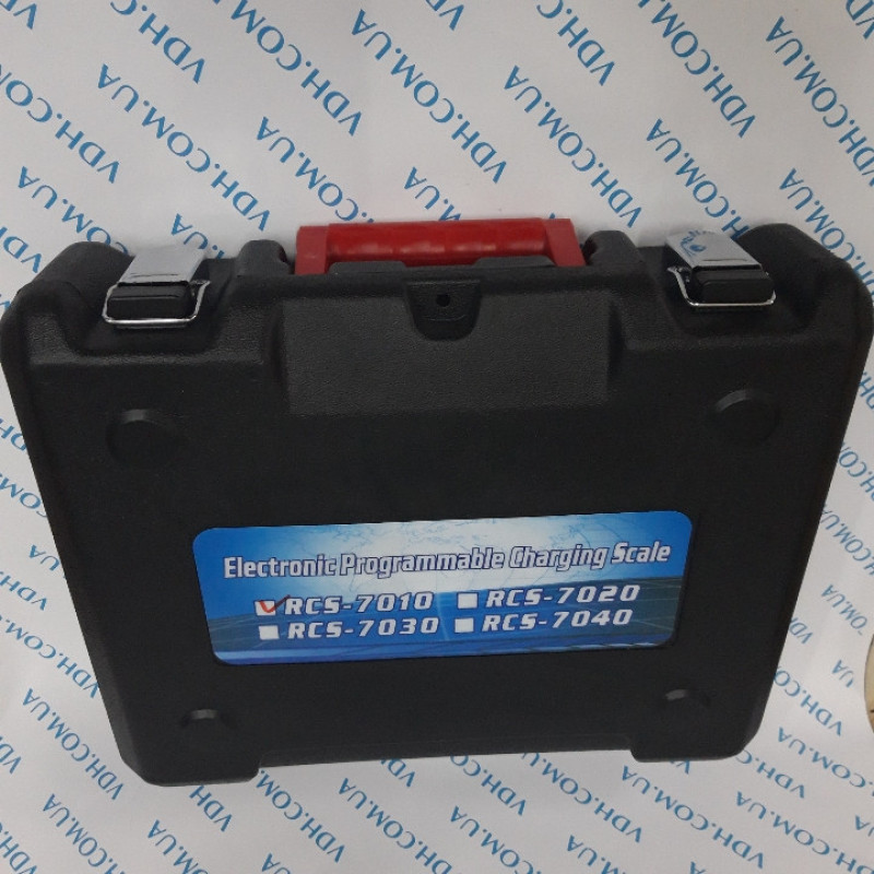 Весы электронные заправочные хладоновые в кейсе RCS-7010 (до 70 кг., погрешность +/- 5 гр., Китай)
