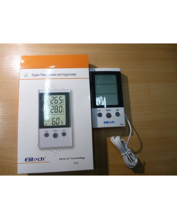 Термометр DT-3 з подвійним виміром термогігрометр