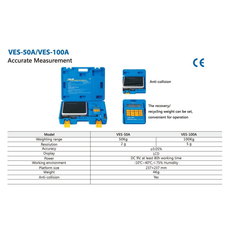 Электронные весы VALUE  VES 100А  (100кг )