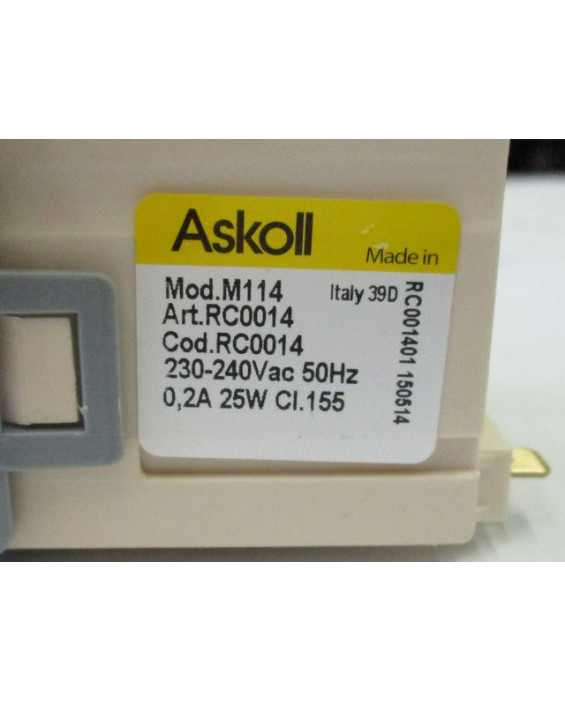 Насос Askoll M114 25W 3-защелки клеммы сзади  PMP003UN/AV5432
