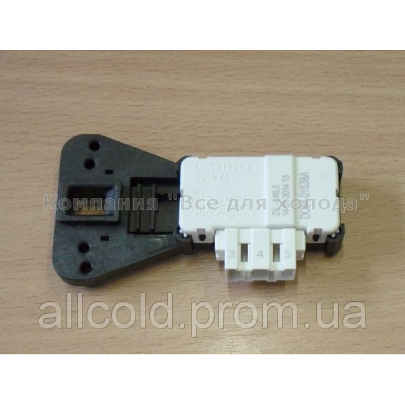 Замок люка Samsung DC64-01538A широкое крепление ZV-446 INT003SA/ INT007SA/148SU03