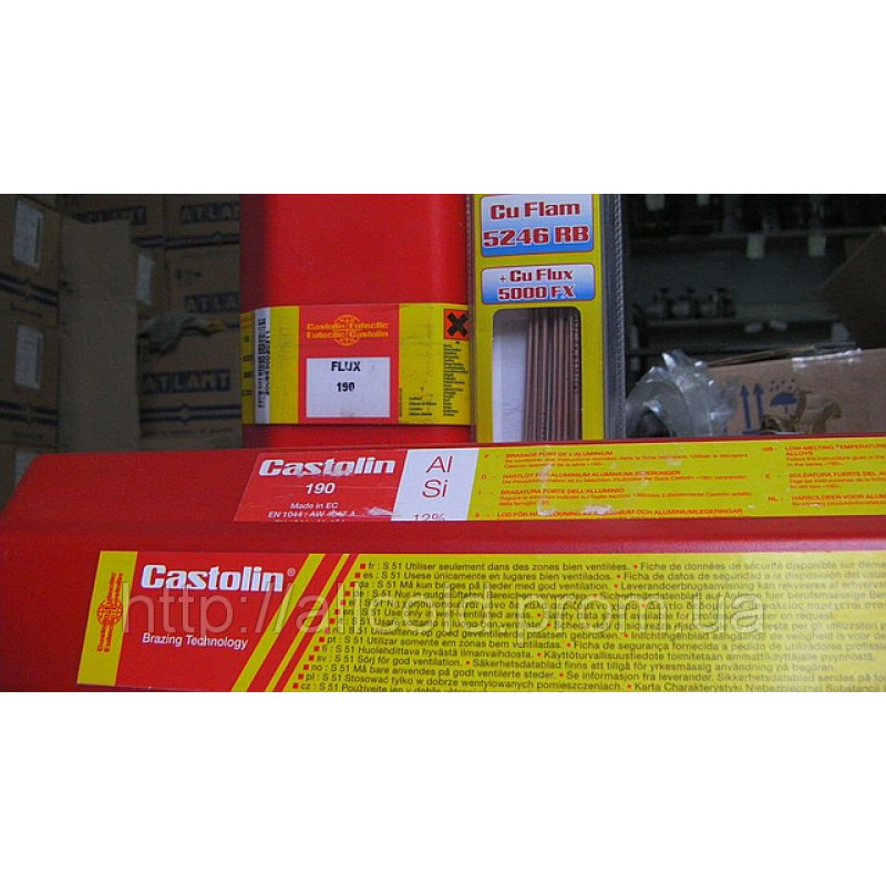 Припій Castolin 190 для паяння алюм.(пруток 0,5м.)