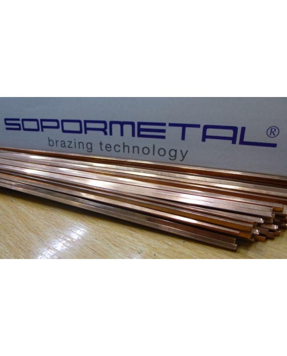 Solder copper-phosphorus SOPORMETAL (Portugal) 0% 2X2X500mm, 1kg