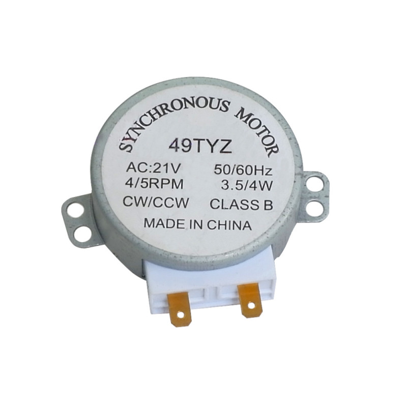 Мотор микроволновой печи 49TYZ 3,5/4W 4/5rpm АС21V (600MD66)