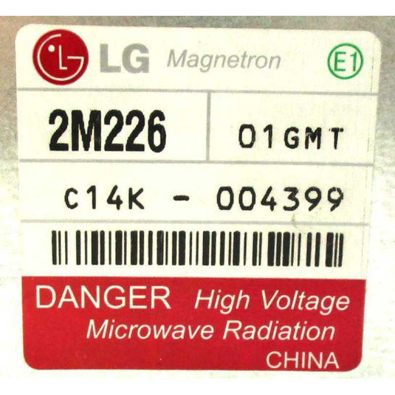 Магнетрон LG 2M226-15GJE 900W MCV353
