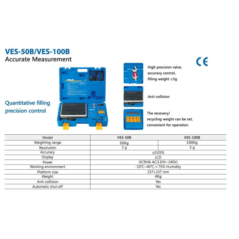 Электронные весы VALUE  VES 50В  (50кг ) проточные с соленоидом