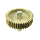 Шестірня для м'ясорубки Moulinex MS-5775439 з мет. шток/шестигранник D82mm