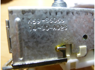 Термостат "RANCO" К 59-L3383 +1/3C L=1,5mm повітряний