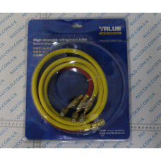 Заправочный шланг VALUE  R 410 -0,9м  Комплект 3 шт