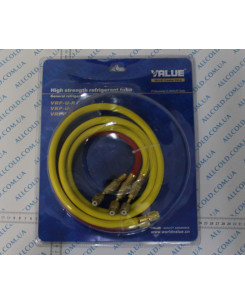 Filling hose VALUE R 410 -0.9m Set of 3 pcs