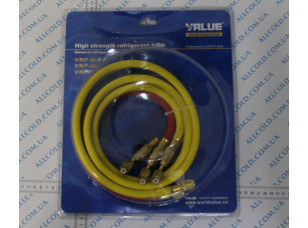 Заправний шланг VALUE R 410 -0,9м Комплект 3 шт