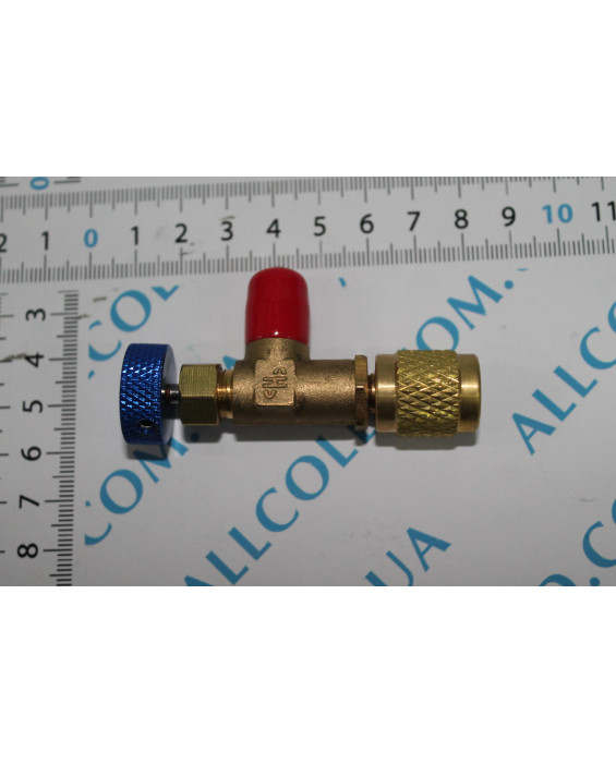 Valve for filling air conditioners 1222 (standard thread 1/4-1/4)