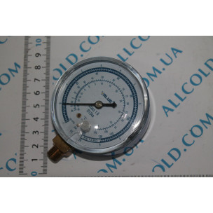 Pressure gauge. VALUE ABL low pressure. Blue . R 134 Diameter 68 mm