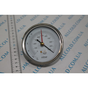 Pressure gauge. VALUE 310500301 pressure and vacuum meter ladies 75 mm stainless . 2 arrows Rear connection