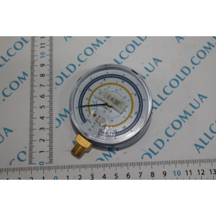 Pressure gauge. VALUE FBL low pressure R600 . R600a R290 diameter 68 mm