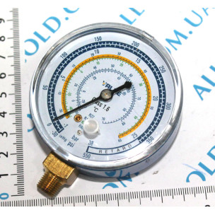 Pressure gauge. VALUE CBL low pressure . Blue . R 22,134,410,407 Diameter 68 mm
