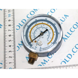 Pressure gauge. VALUE CL low pressure . Blue . R404.407.134.22. Diameter 80 mm