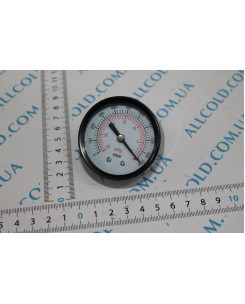 Pressure gauge. VALUE 310500106 pressure and vacuum meter diameter 50 mm . Chern. Rear connection